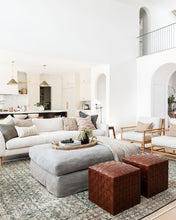 Load image into Gallery viewer, Ackley Leather Ottoman