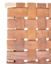 Load image into Gallery viewer, Alfie Woven Leather Bench
